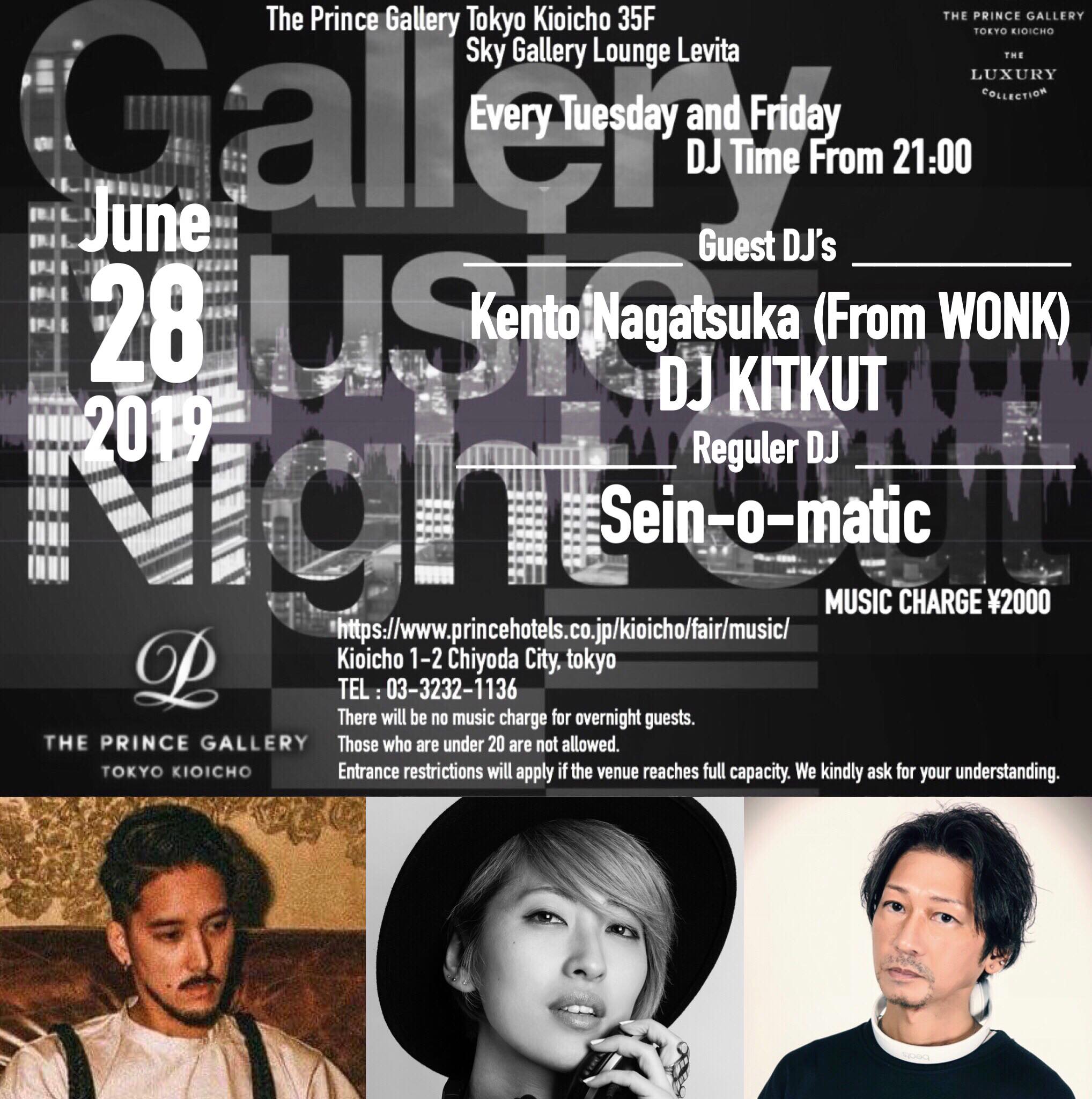 2019/6/28(fri) Gallery Music Night Out @ The Prince Gallery